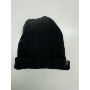 NYC Mens Beanie Black Lined Insulated Winter Hat